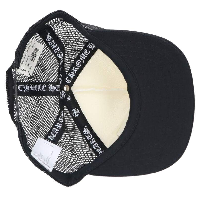 Chrome Hearts Trucker Cap Truck Khaki Cap Fuck Mesh Hat with Patch Cross Ball — view 3