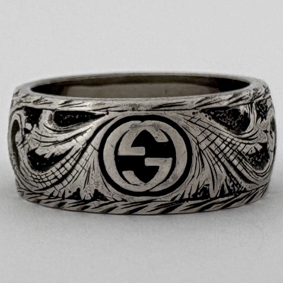 Gucci Tiger Head Ring 925 Sterling Silver