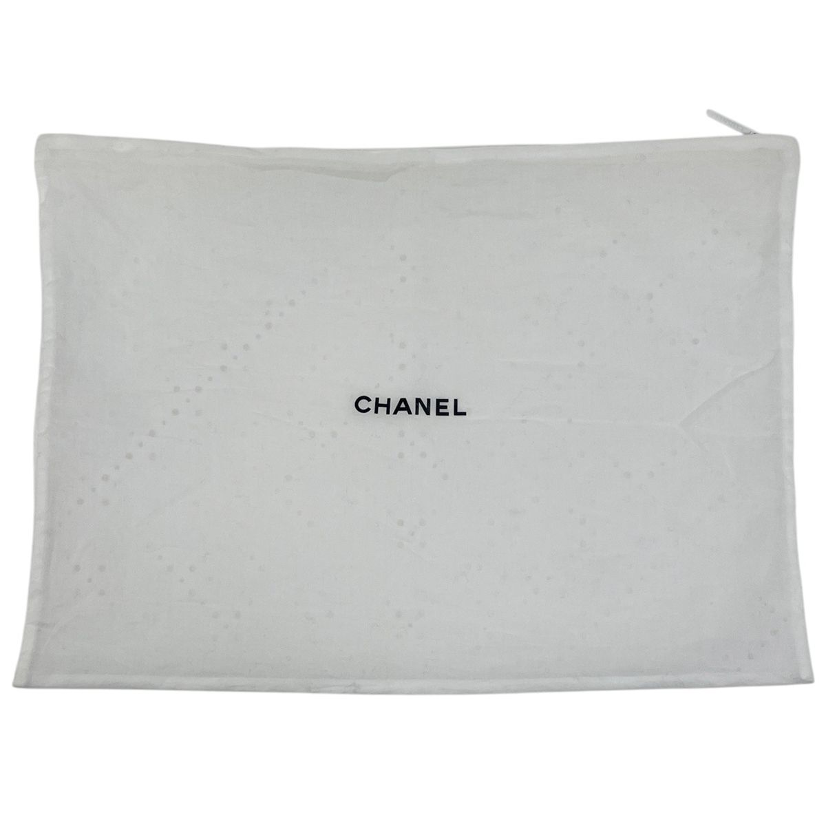 Chanel Faux Pearl Button Short Sleeve Dress Pile Skirt Cotton Nylon White — view 9