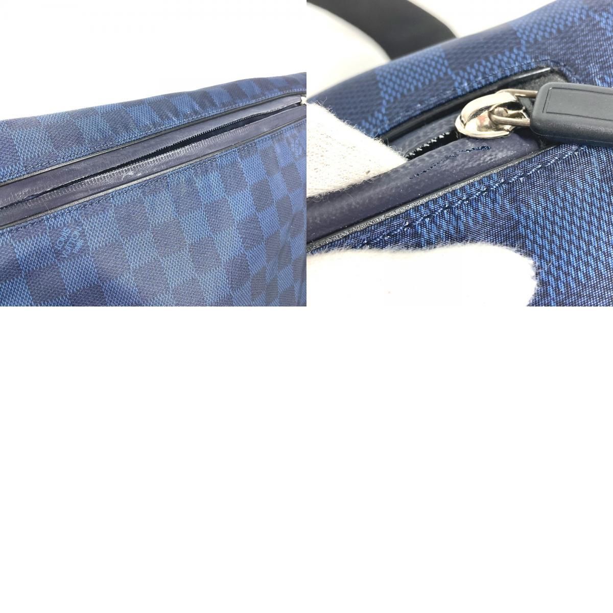 Louis Vuitton Shoulder Bag Alize Nylon Blue — view 9