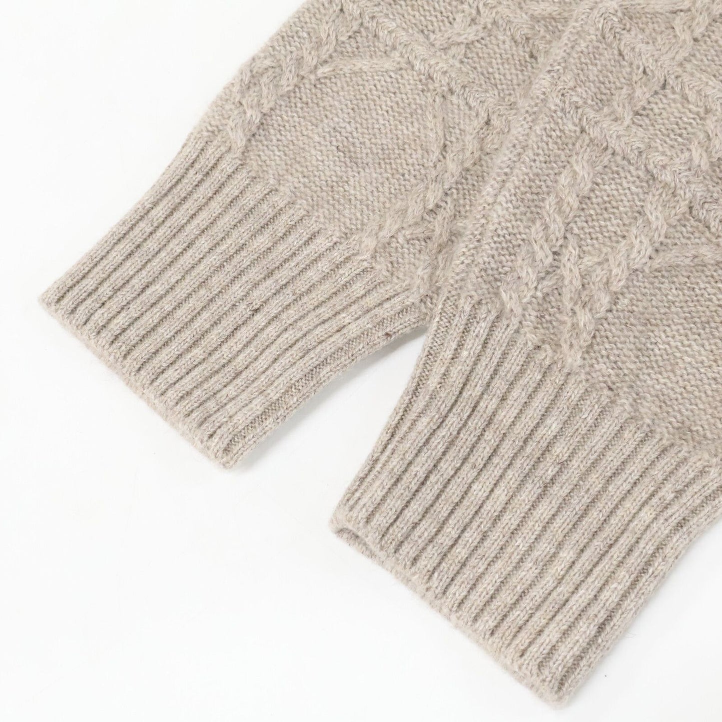 Dior Icon Cannage Cable Knit Linen Cashmere Sweater — view 7