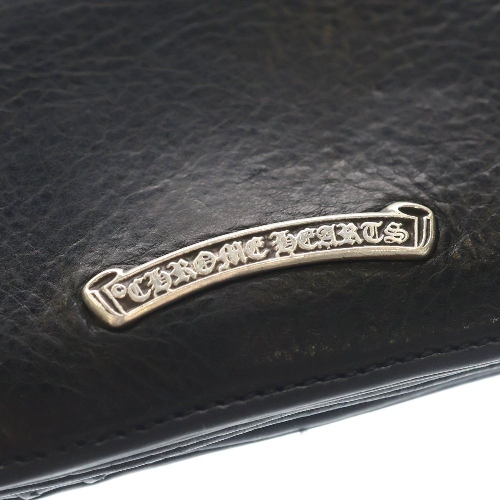 Chrome Hearts Joey Leather Wallet Black — view 6
