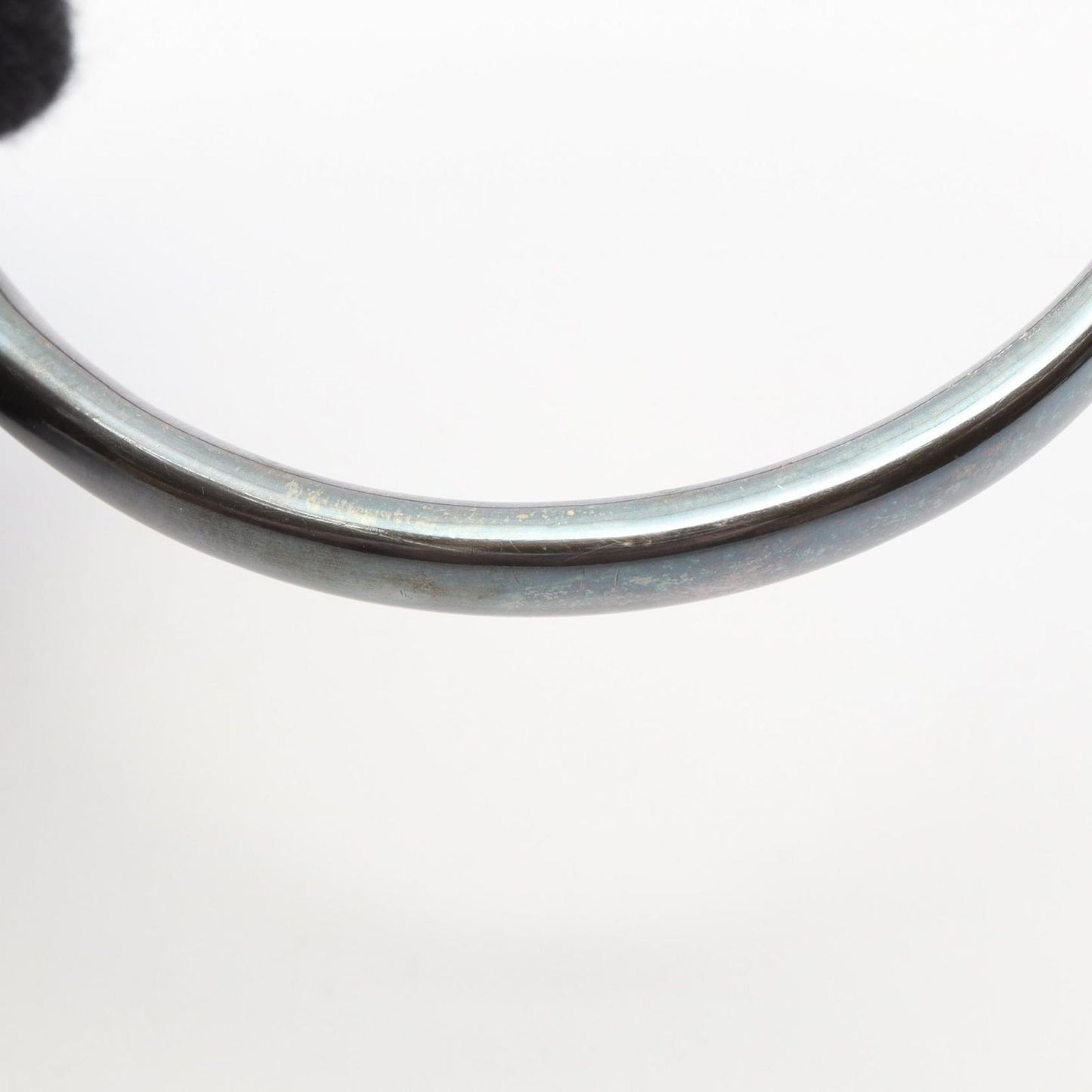 Hermes Bangle Chevalhose Stainless Steel Bracelet — view 8