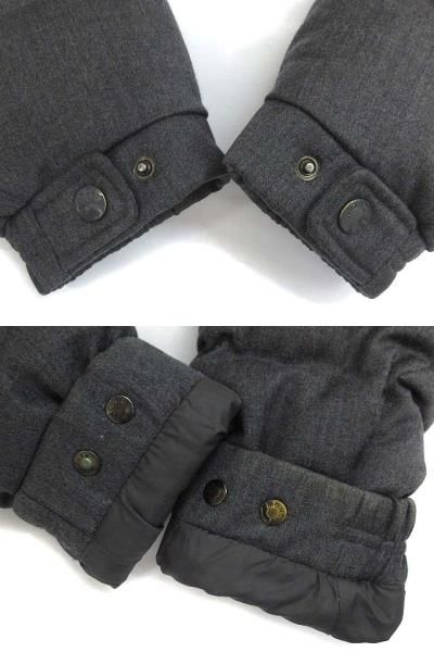 Moncler Montgenevre Wool Down Jacket Hooded Gray — view 9