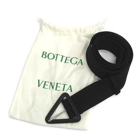 Bottega Veneta Long Trench Coat Triangle Buckle Black 36 — view 8