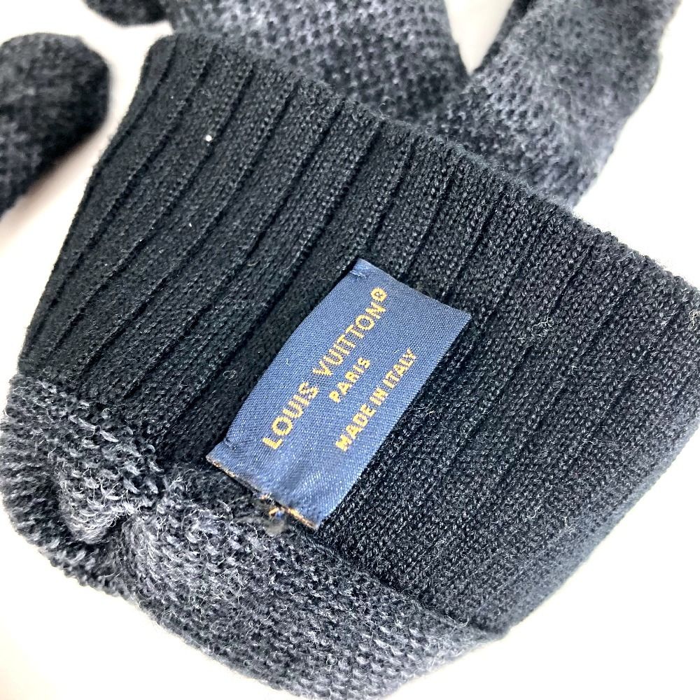 Louis Vuitton Glove Neo Petite Damier Wool Black — view 9