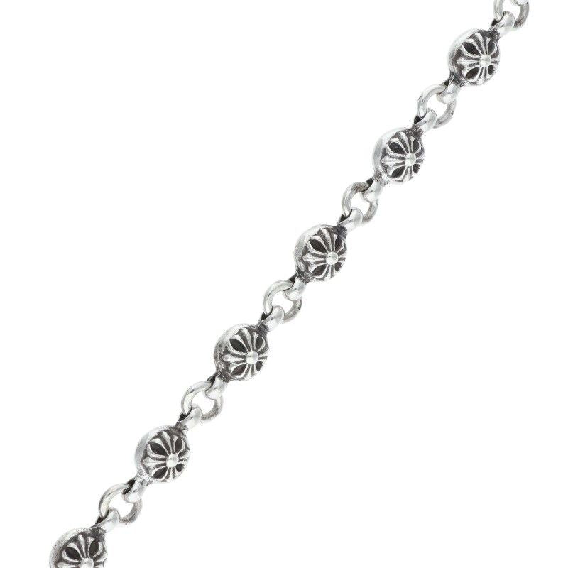 Chrome Hearts No1 Ball 1 Cross Silver Bracelet — view 5