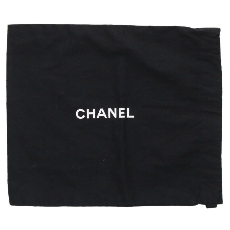 Chanel Quilted CC Logo Charm Lambskin Pearl Chain Shoulder Bag — view 5