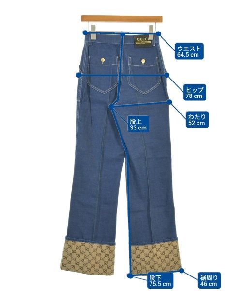 Gucci Denim Pants Navy — view 7