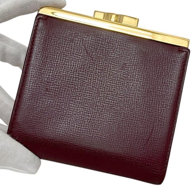 Cartier Trifold Pouch Wallet Bordeaux Mast — view 9