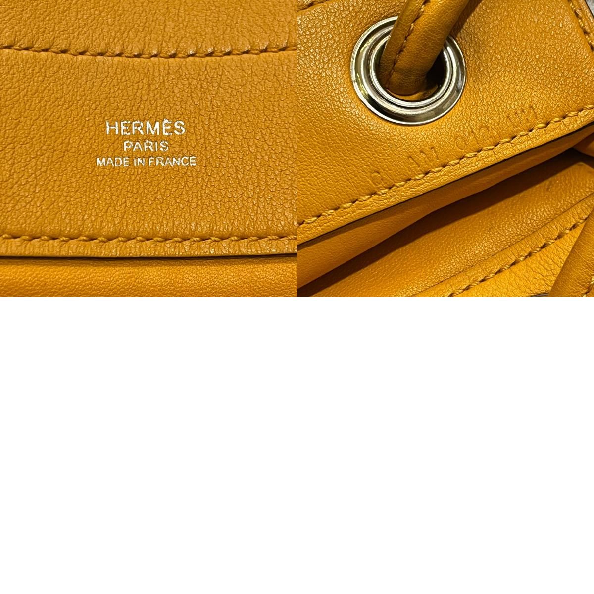 Hermes Shoulder Bag Sac Ali Nu Mini Swift Yellow — view 9