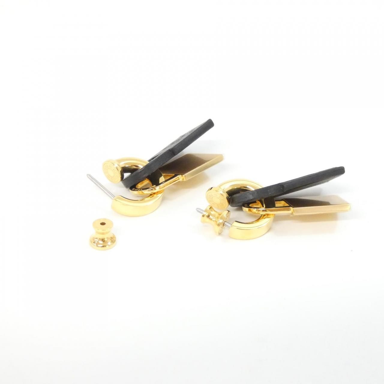 Hermes O'Kelly Earrings Black — view 3