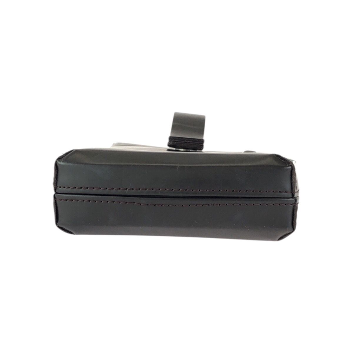 Louis Vuitton Monogram Glace Ray Brown Silver Leather Pouch Case — view 9