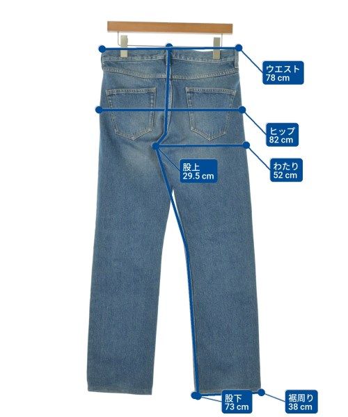Balenciaga Denim Pants Navy — view 6