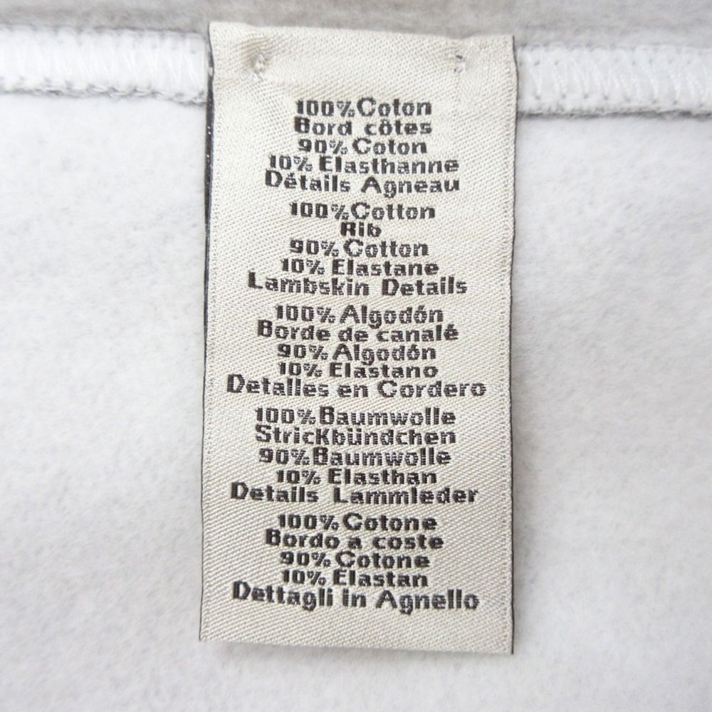 Hermes Chevaux an Symmetry Sweatshirt Shirt Brushed Lining Sheep Leather Trim — view 9