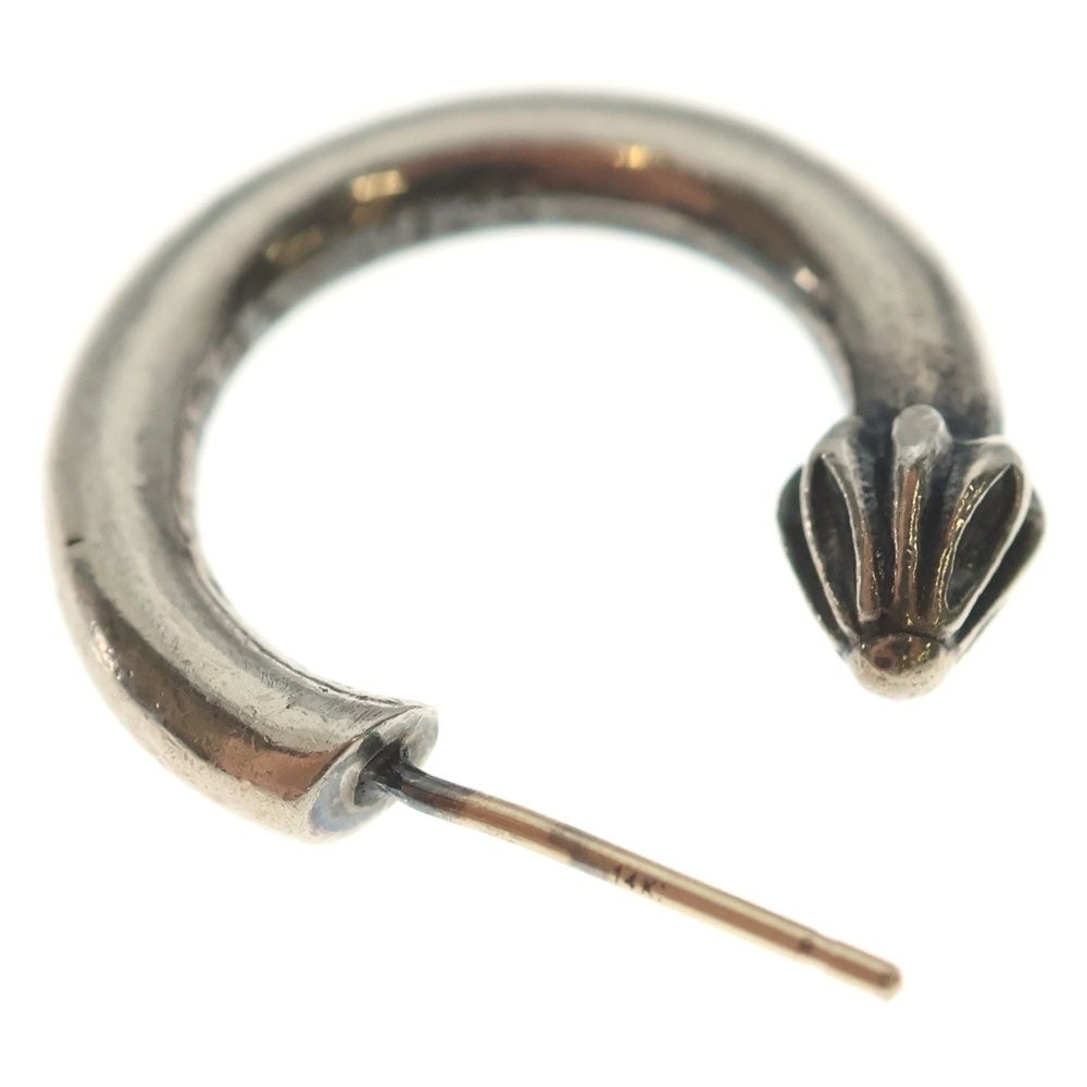 Chrome Hearts Hoop Plain Earrings Silver — view 6