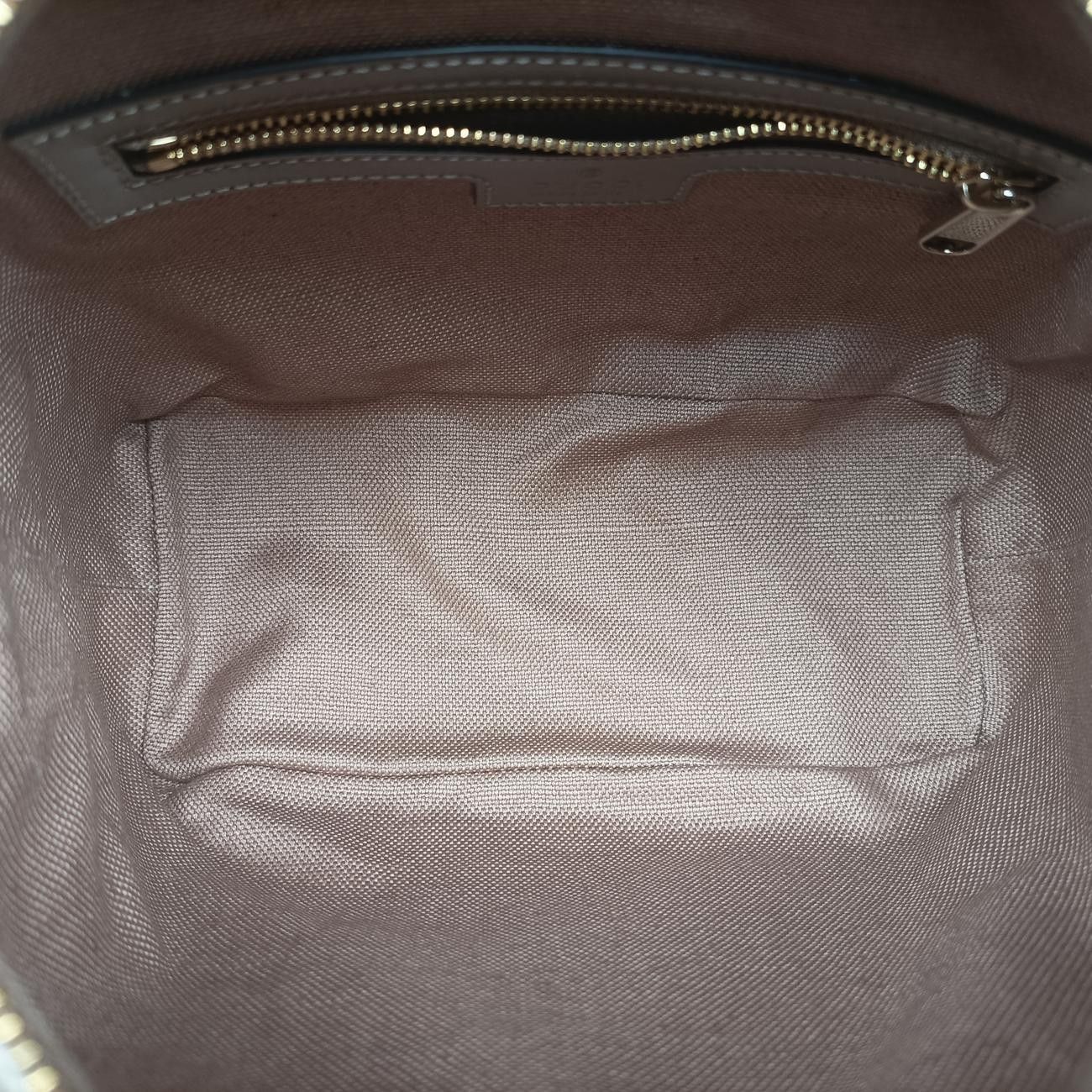 Gucci GG Shadow Beige Canvas Leather Handbag — view 9