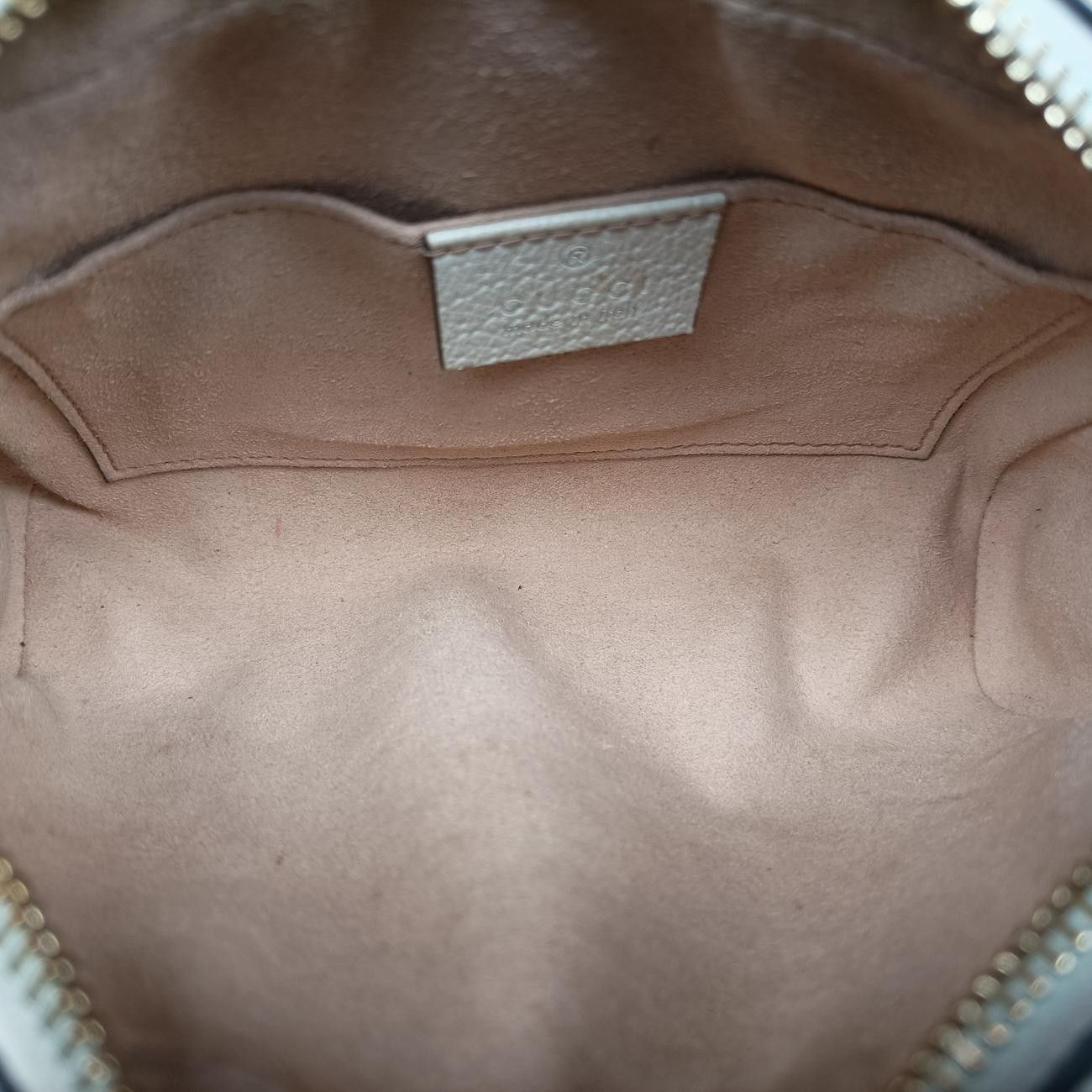 Gucci Ophidia White Leather Messenger Bag — view 9