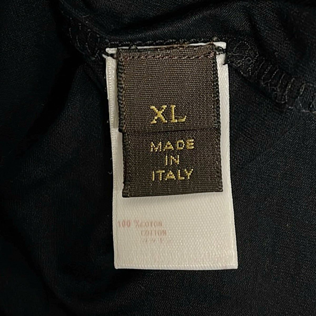 Louis Vuitton Short Sleeve T-Shirt XL MM Black — view 4