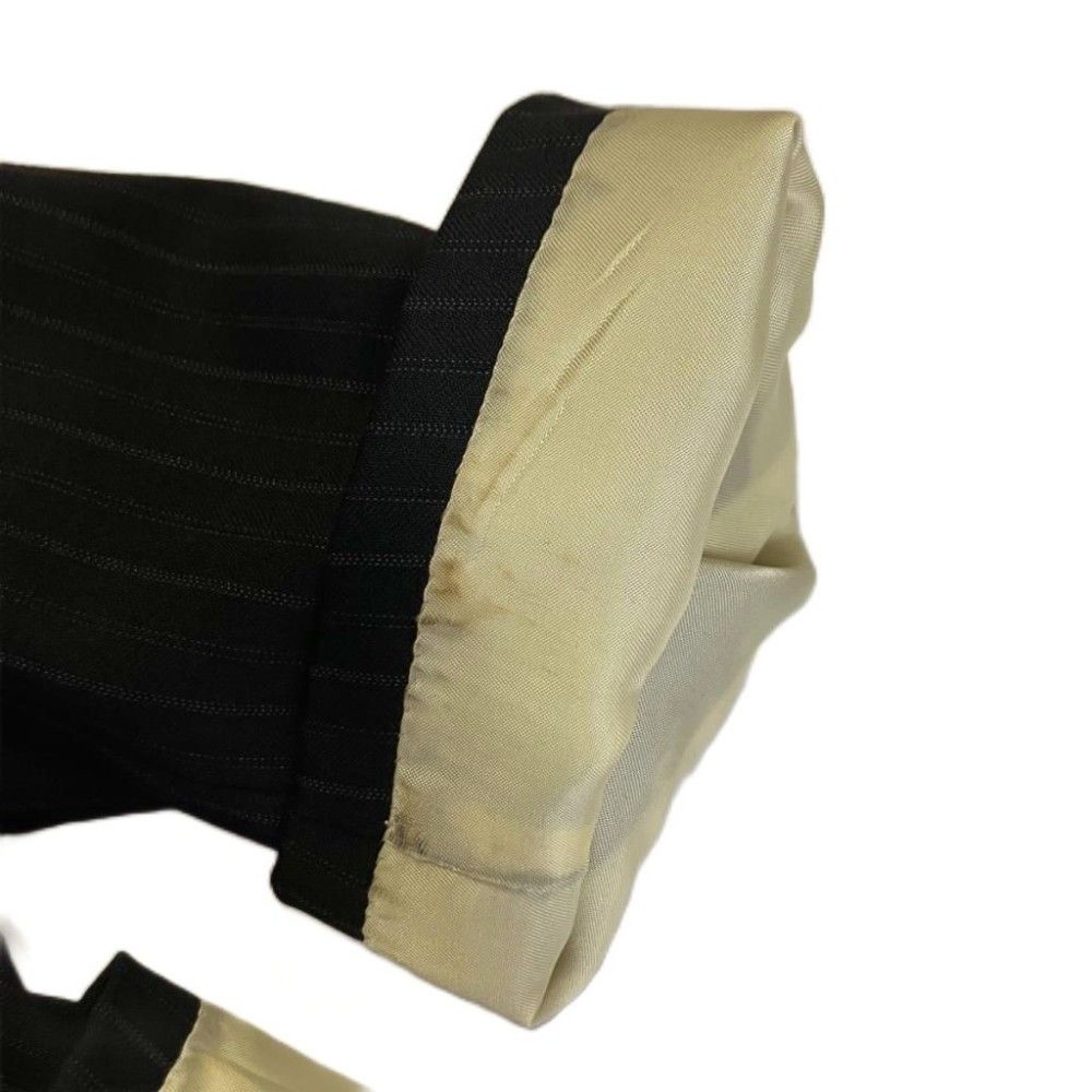 Loro Piana Paul Smith Set Jacket Pants Suit Stripe S Black — view 7