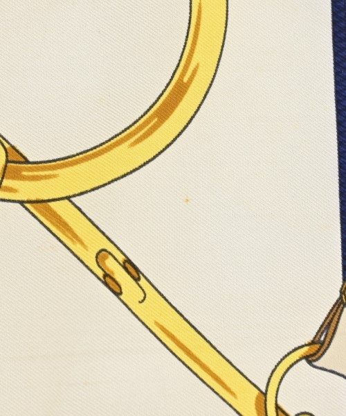 Hermes Bandana Scarf Navy — view 9