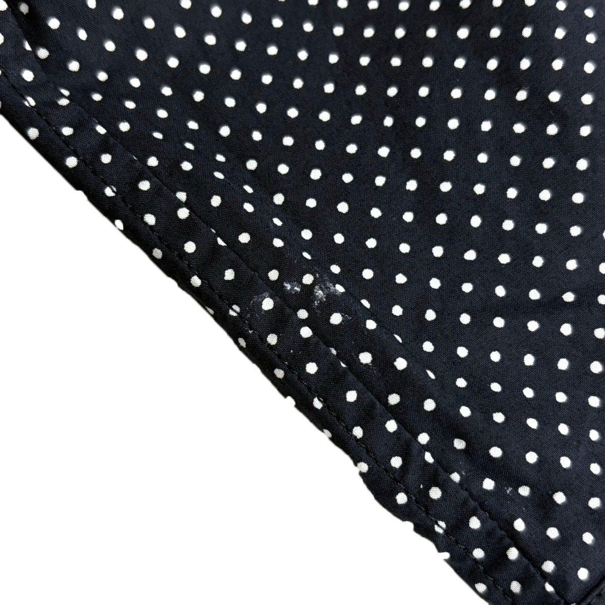 Saint Laurent Paris Cotton Dot Shirt Black White 37 — view 7