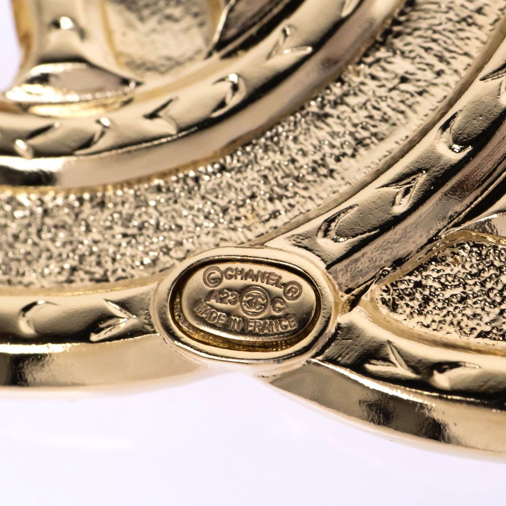 Chanel Cocomotiv Brooch C Cruises Collection Gold Line Stone Coco Quilted — view 9