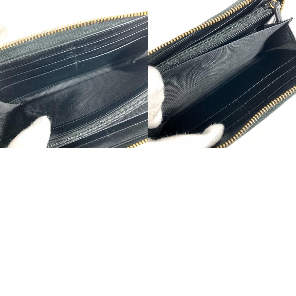 Gucci Wallet Logo Leather Black — view 9