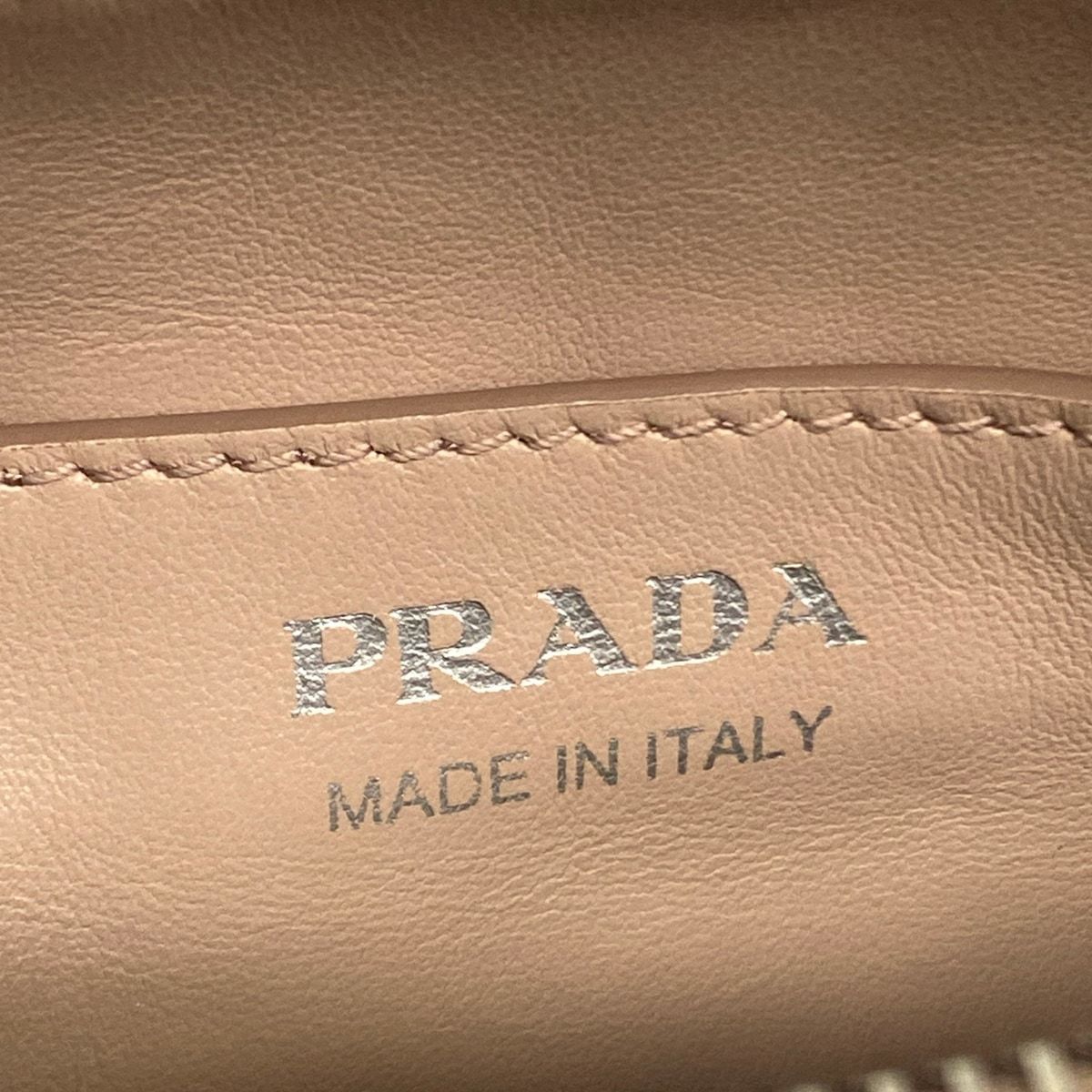Prada Waist Pouch Pink Beige 2-Way Leather — view 9