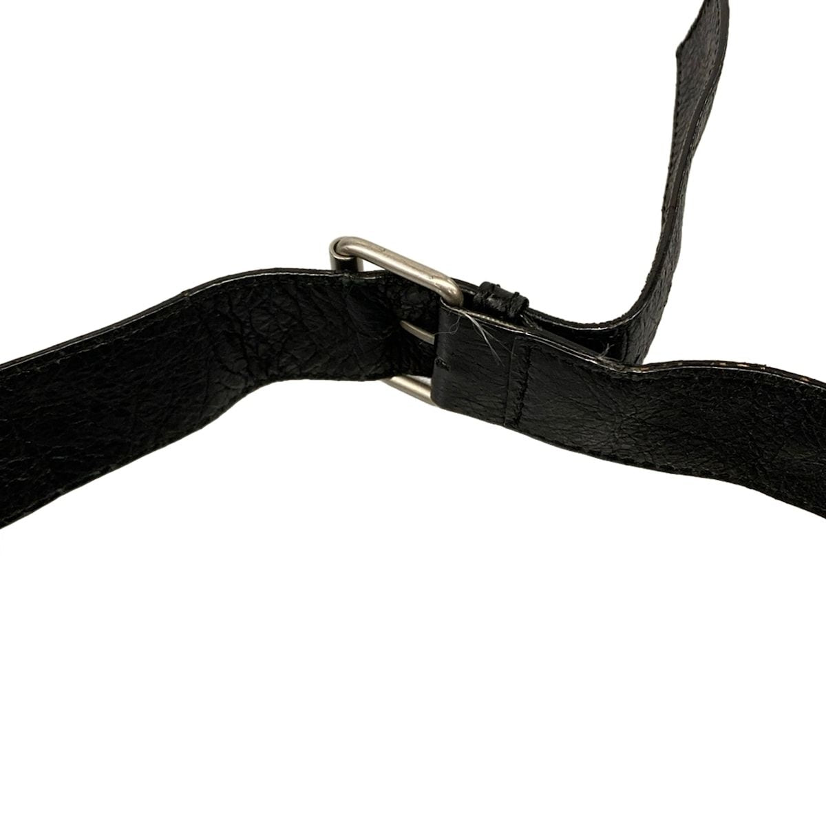 Balenciaga Waist Pouch Neolift Black Leather — view 9
