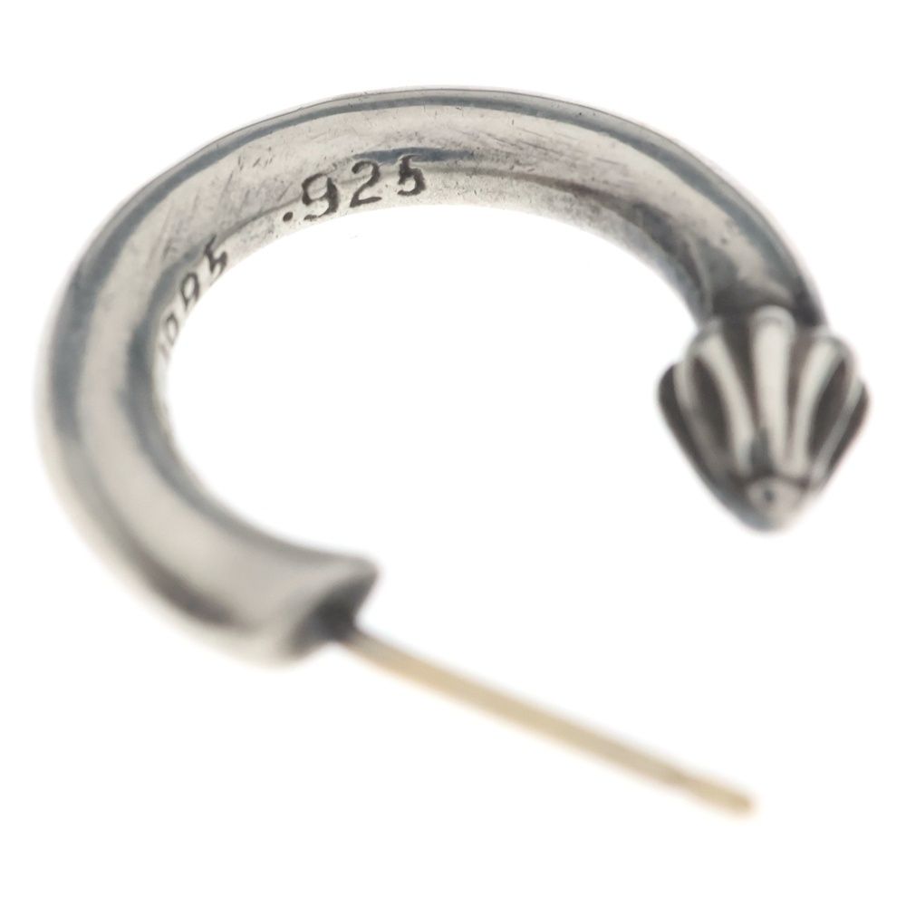 Chrome Hearts Hoop Plain Earrings Silver — view 6