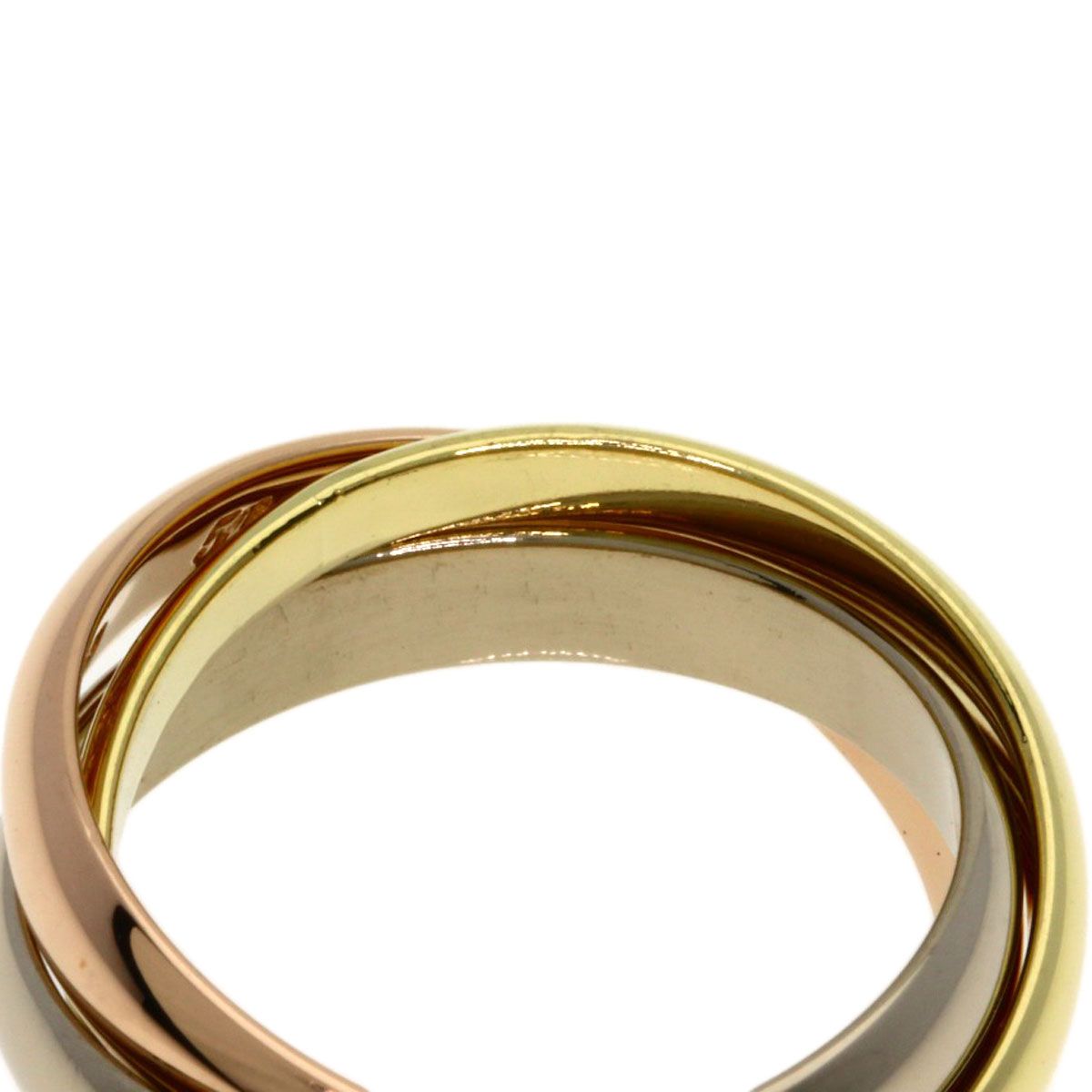 Cartier Trinity 51 Ring 18k Yellow Gold 18k White Pink — view 5