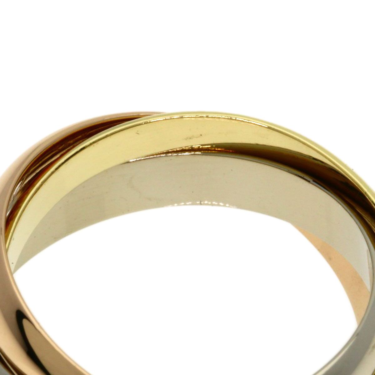Cartier Trinity 51 Ring 18k Yellow Gold 18k White Pink — view 5