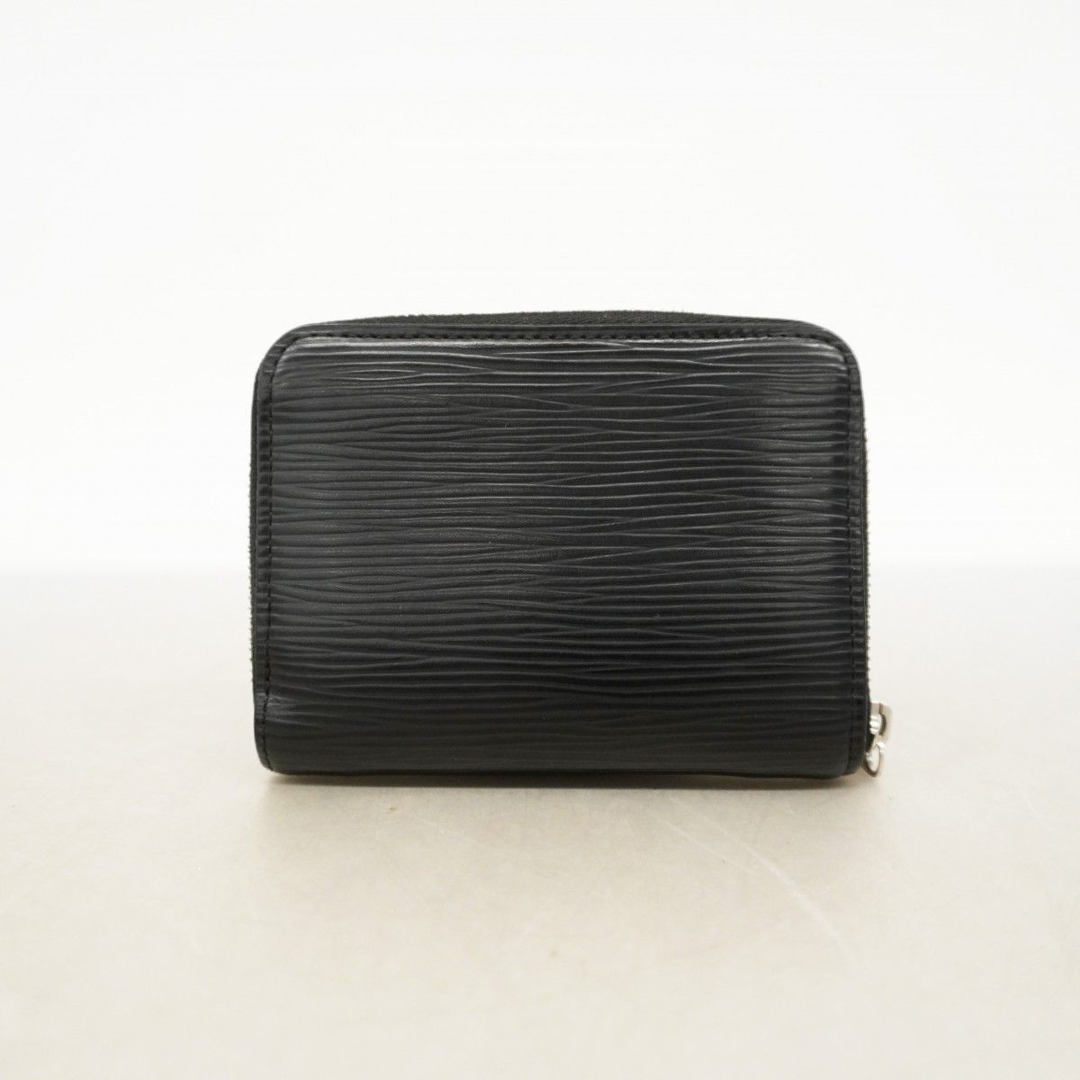 Louis Vuitton Coin Case Epi Zippy Purse Noir — view 8