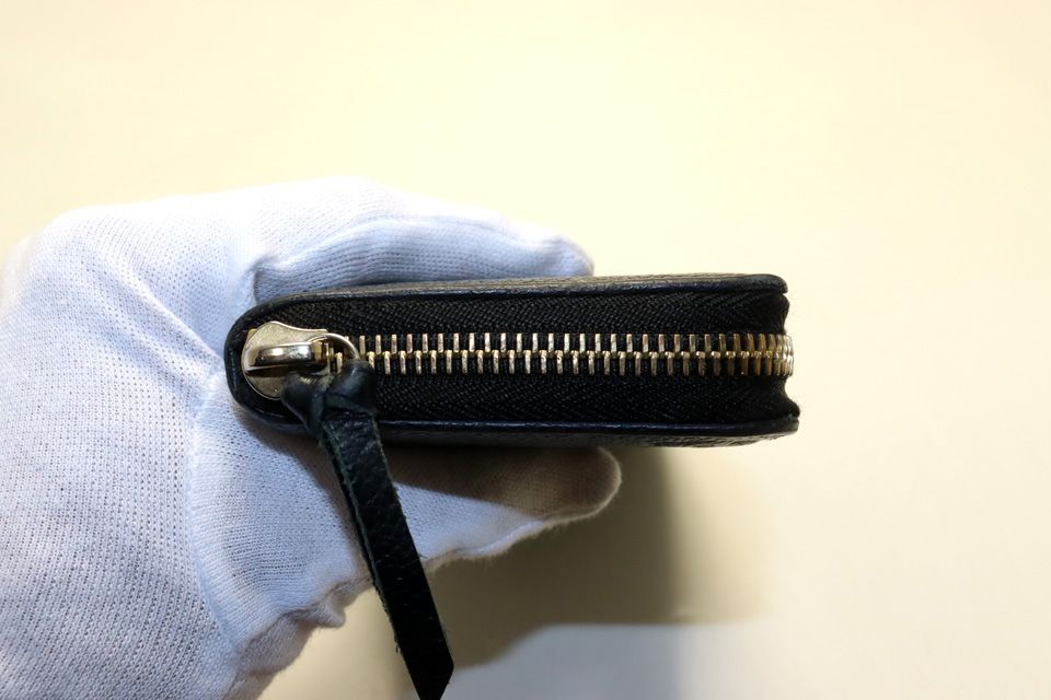 Louis Vuitton Monogram Empreinte Portefeuille Clemence Leather Zip Around Wallet — view 9