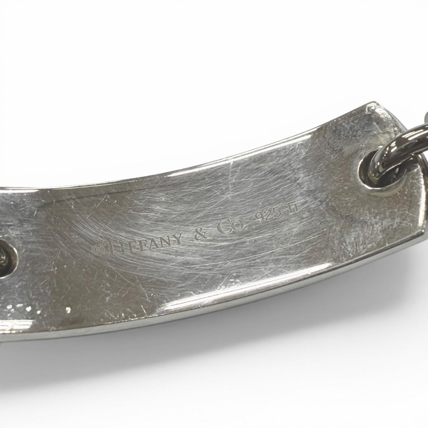 Tiffany & Co Plate Link 925 Bracelet Silver — view 5