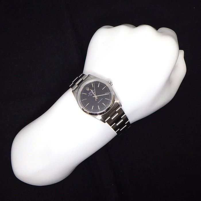 Rolex Watch Air King Black Dial Luminous Index Hand SS Automatic Winding — view 9