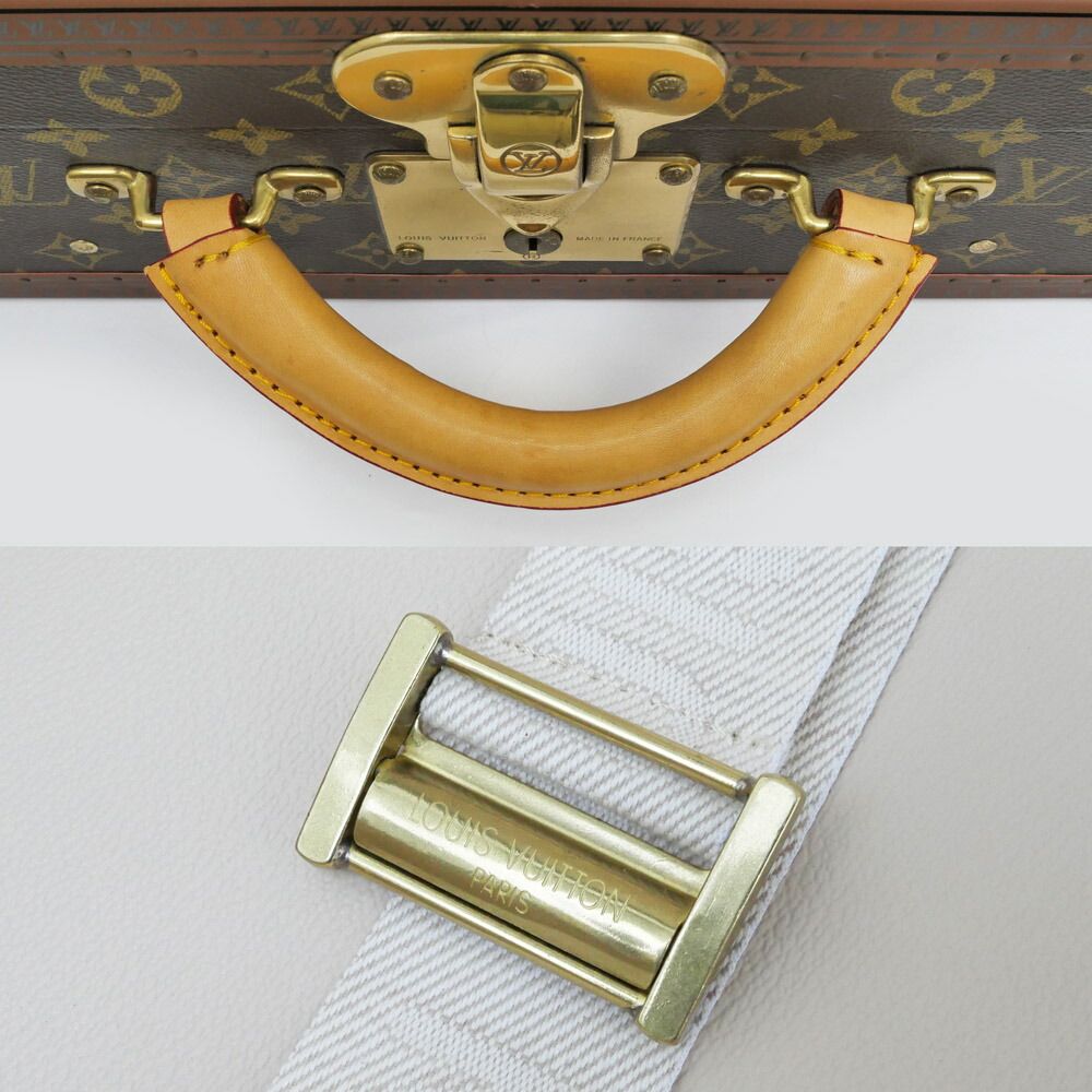 Louis Vuitton Monogram Bisten 55 Brown Trunk Travel Bag — view 9