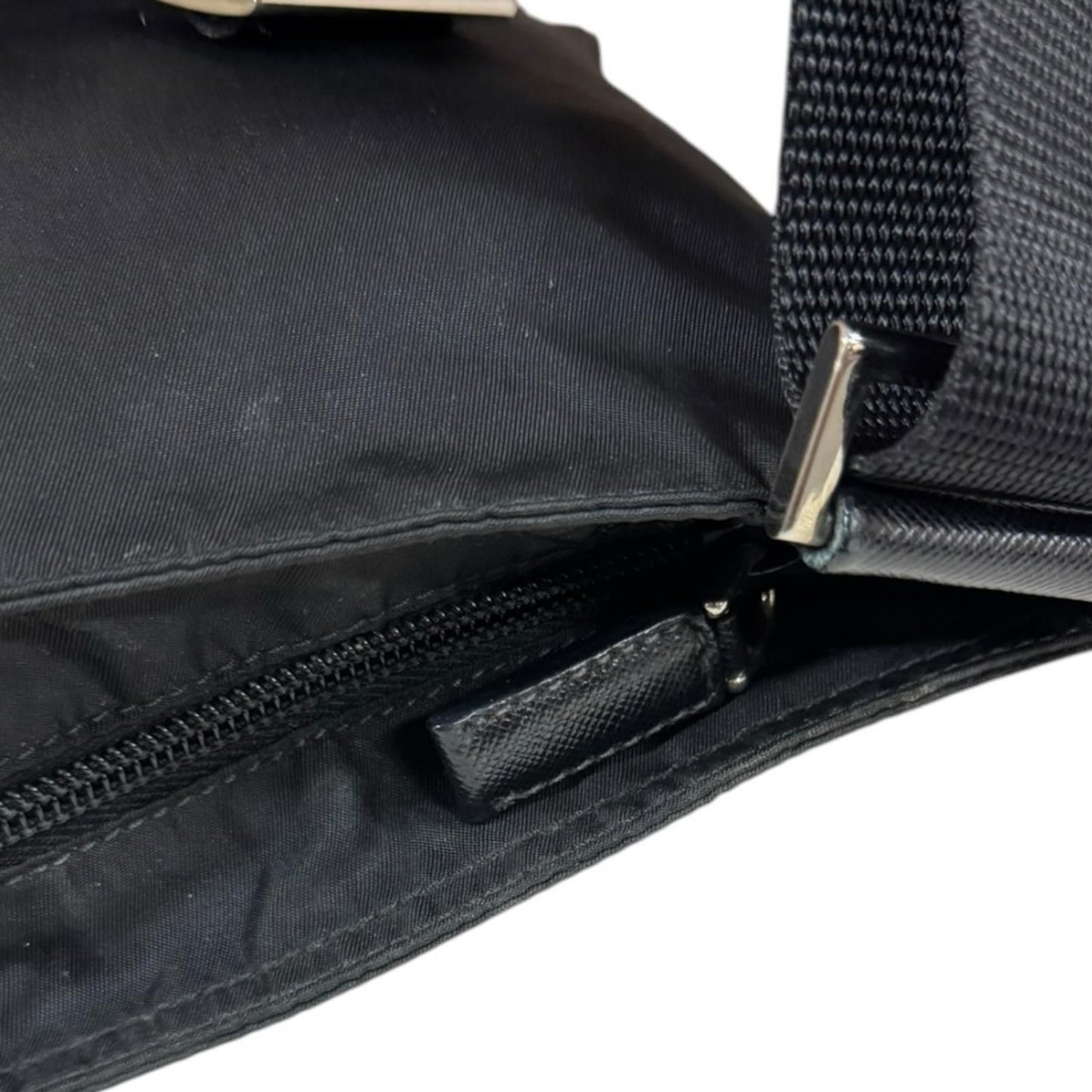 Prada Shoulder Bag Nylon Black — view 9