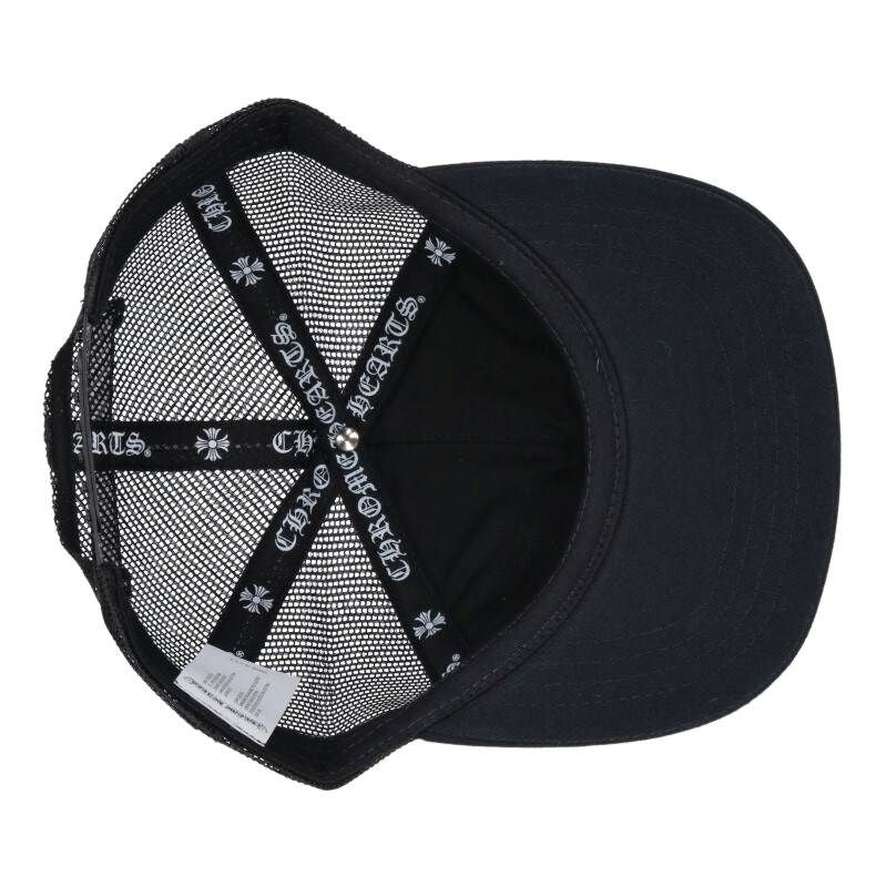 Chrome Hearts Trucker Cap 3 Cemetery Leather Patch Mesh Hat — view 3