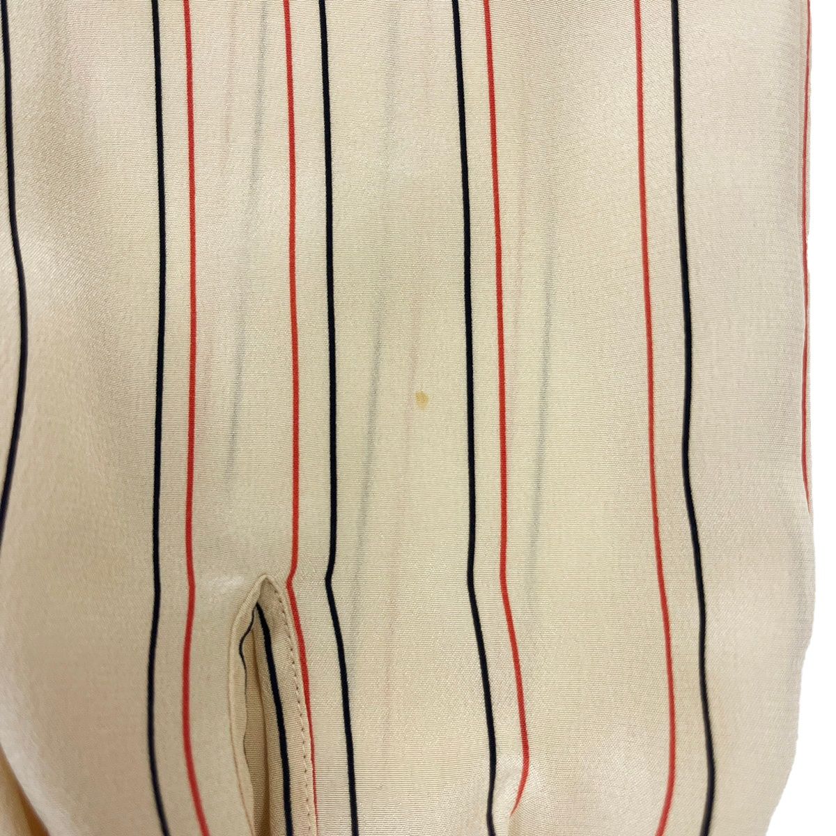 Celine Lavalier Silk Blouse Shirt Beige 36 — view 7