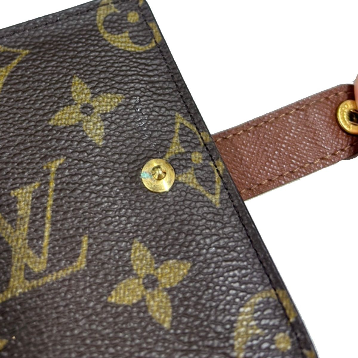 Louis Vuitton Monogram Carnet Notebook Cover Brown Agenda — view 5