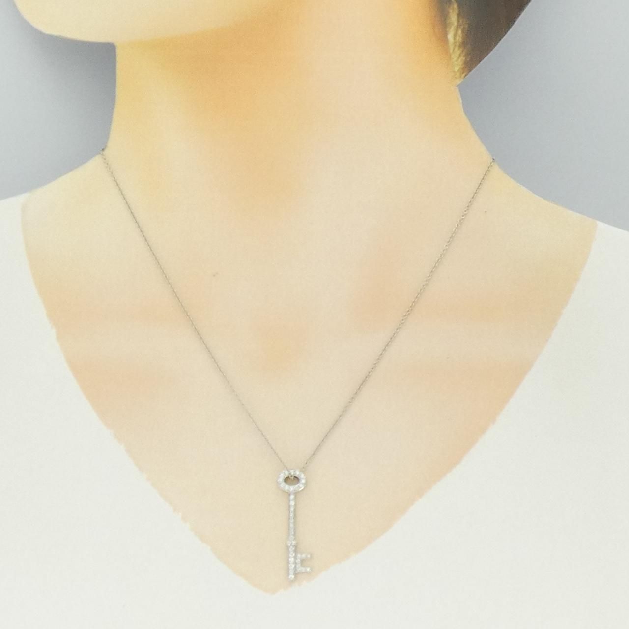 Tiffany & Co Oval Key Necklace — view 6