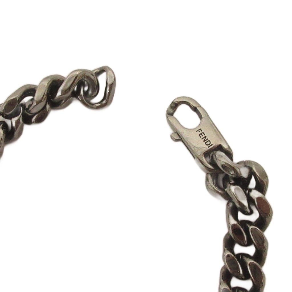 Fendi Baguette Necklace Chain Black — view 6