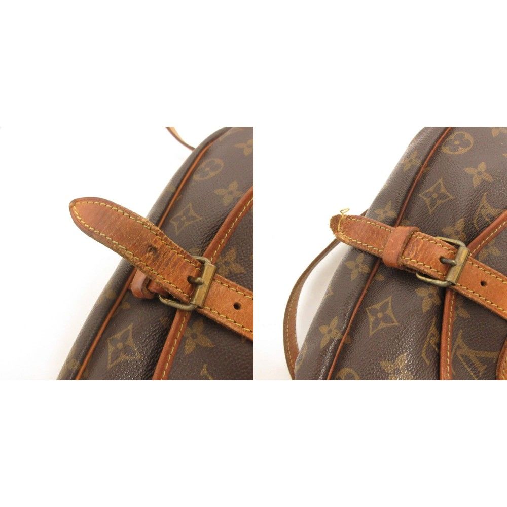 Louis Vuitton Saumur 30 Monogram Shoulder Bag Crossbody Brown — view 9