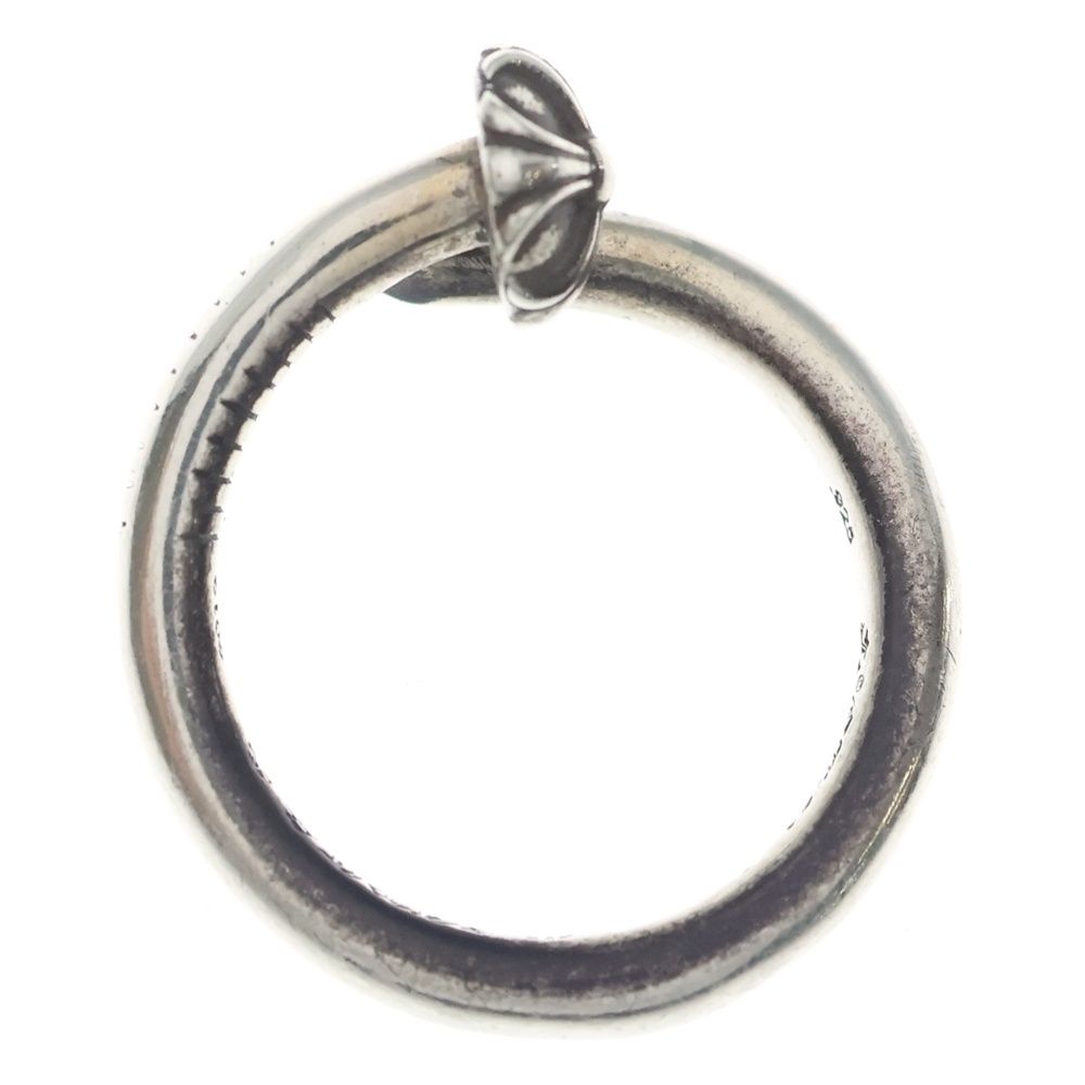 Chrome Hearts Nail Crsball Cross Ball Ring Silver — view 6