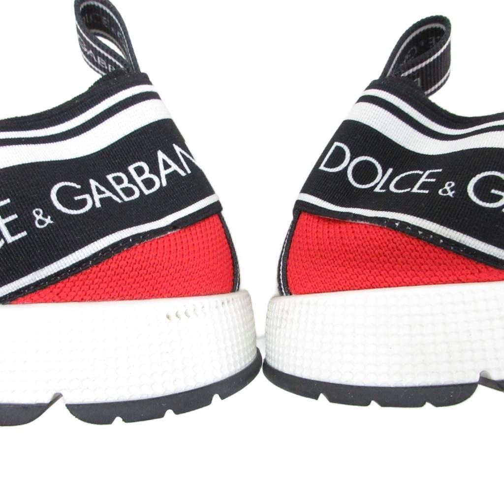 Dolce & Gabbana Sneakers Shoes Slip on Print Red — view 8