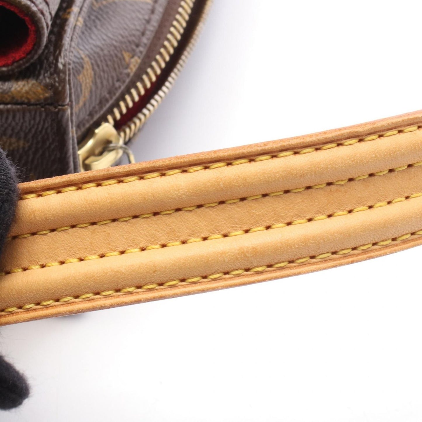 Louis Vuitton Shoulder Bag Viva City MM Canvas Leather — view 9