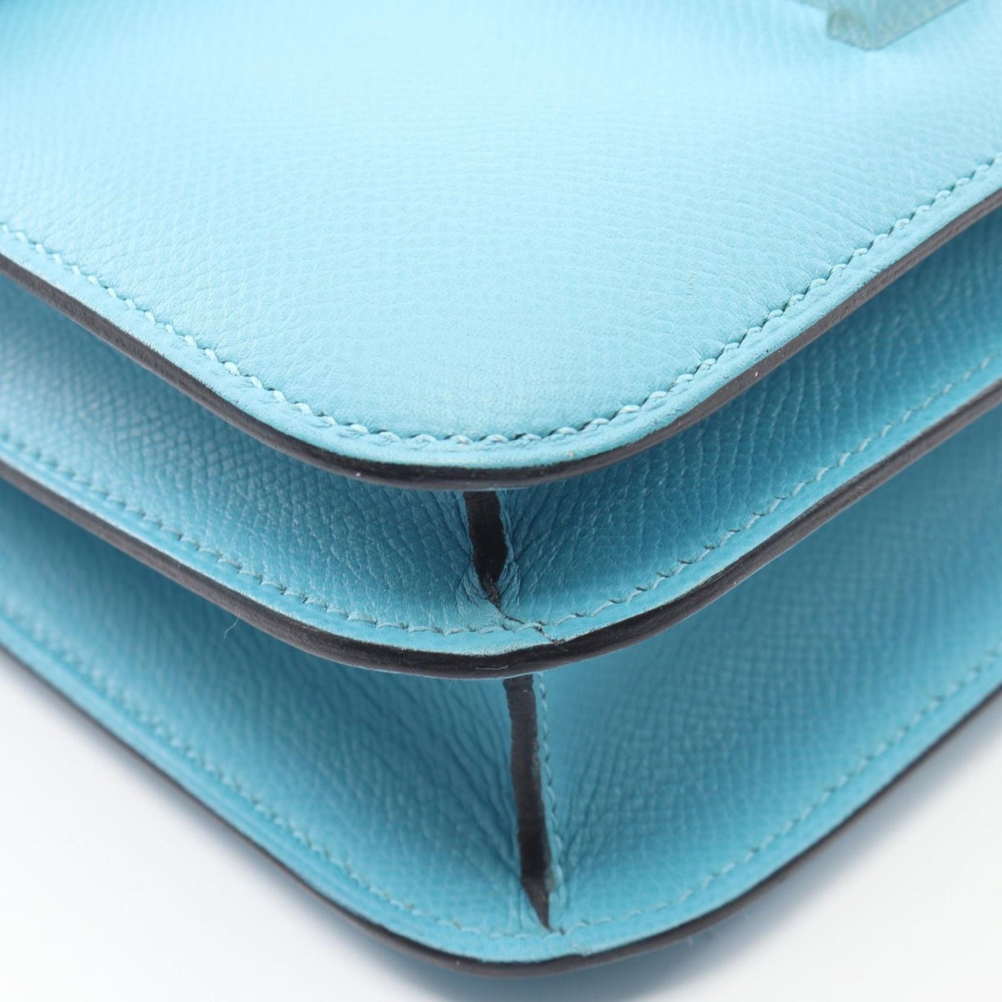 Hermes Shoulder Bag Constance 3 24 Blue Leather 3 24 Nol le Juc — view 9