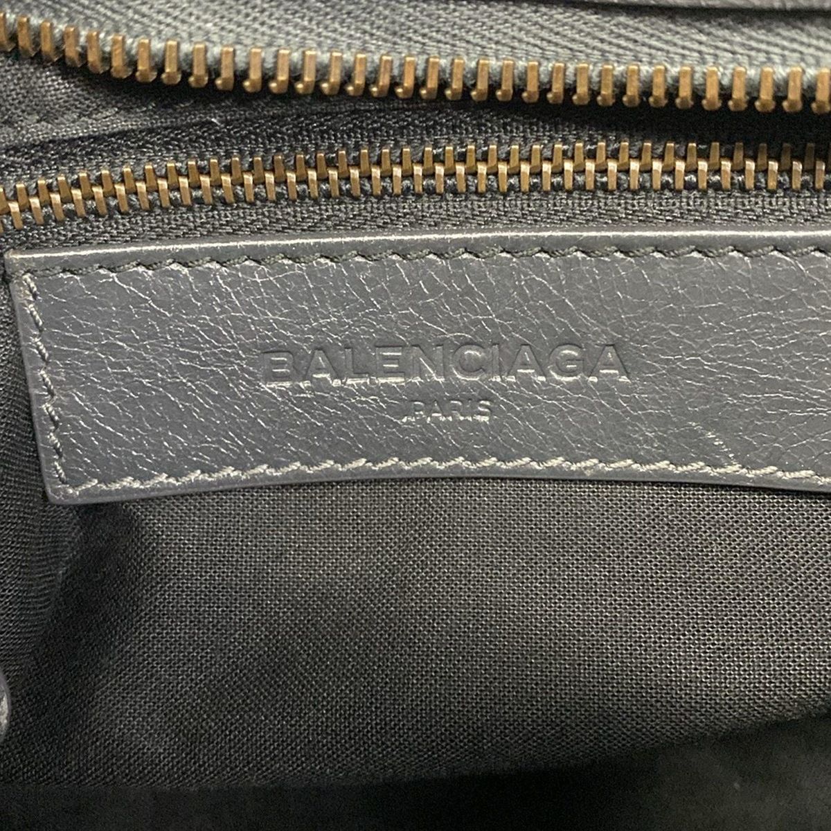 Balenciaga Handbag Giant 12 City Dark Gray Leather — view 9